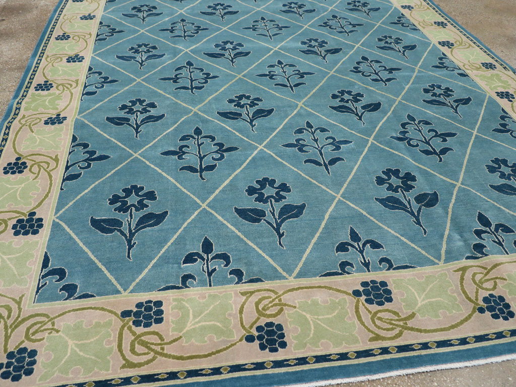 Vintage Persian Kashan Room Size Carpet, No.31120 - Gss