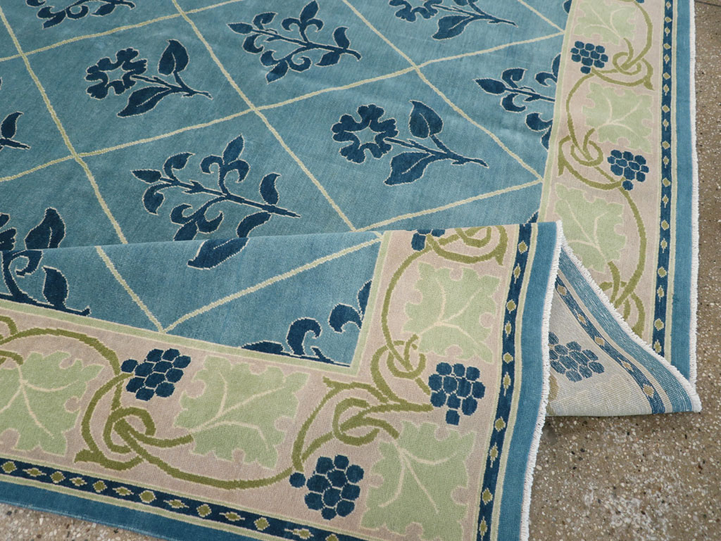 Vintage Persian Kashan Room Size Carpet, No.31120 - Gss