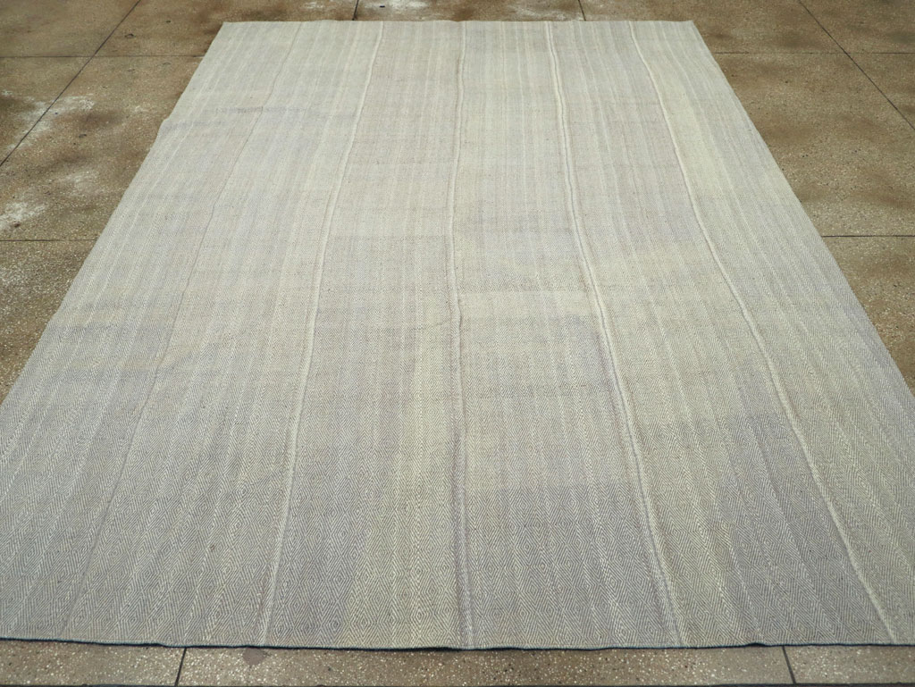 Contemporary Turkish Flatweave Kilim Room Size Carpet, No.31122 - Gss