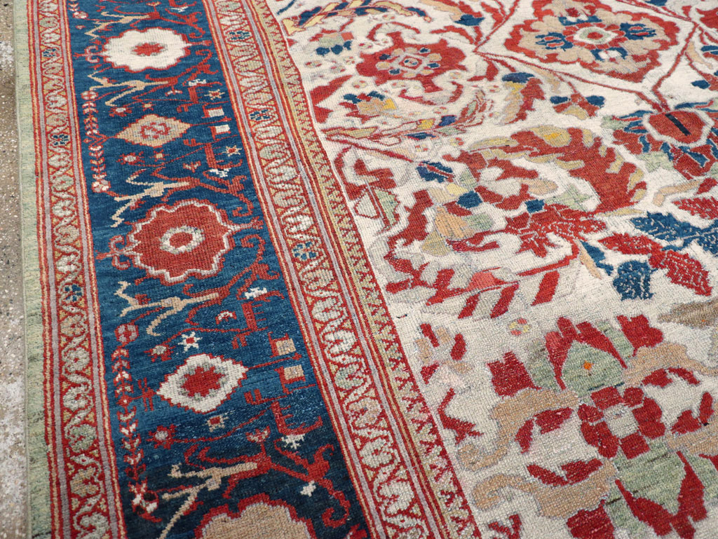 Antique Persian Bakhtiari Large Room Size Carpet, No.31126 - Gss