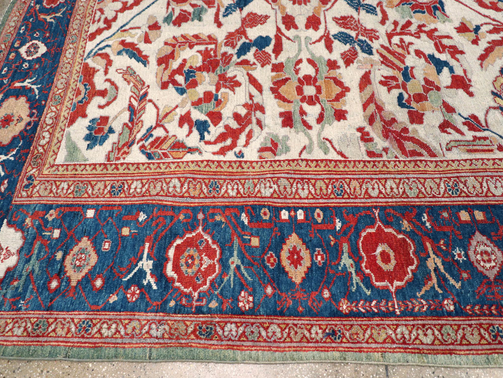 Antique Persian Bakhtiari Large Room Size Carpet, No.31126 - Gss