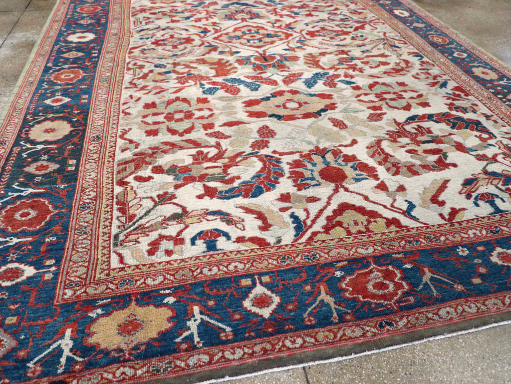 Antique Persian Bakhtiari Large Room Size Carpet, No.31126 - Gss