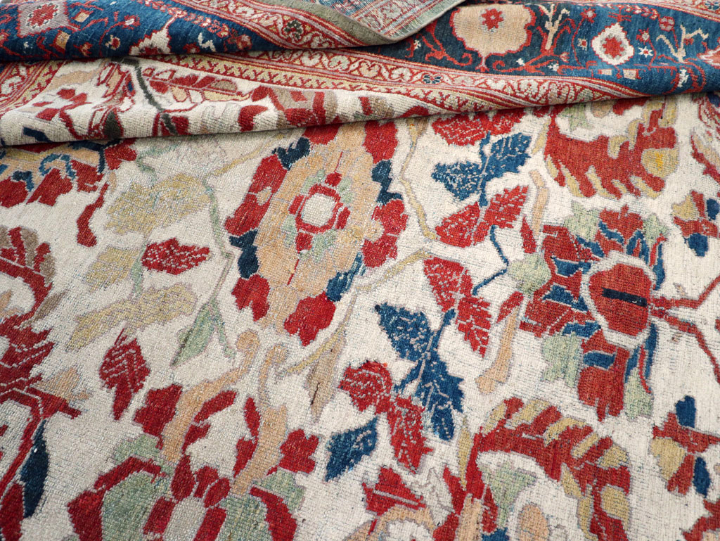 Antique Persian Bakhtiari Large Room Size Carpet, No.31126 - Gss