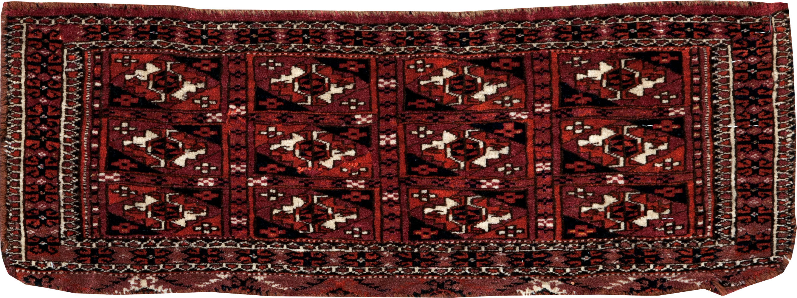 Vintage Central Asian Turkoman Rug, No.31128 - Gss