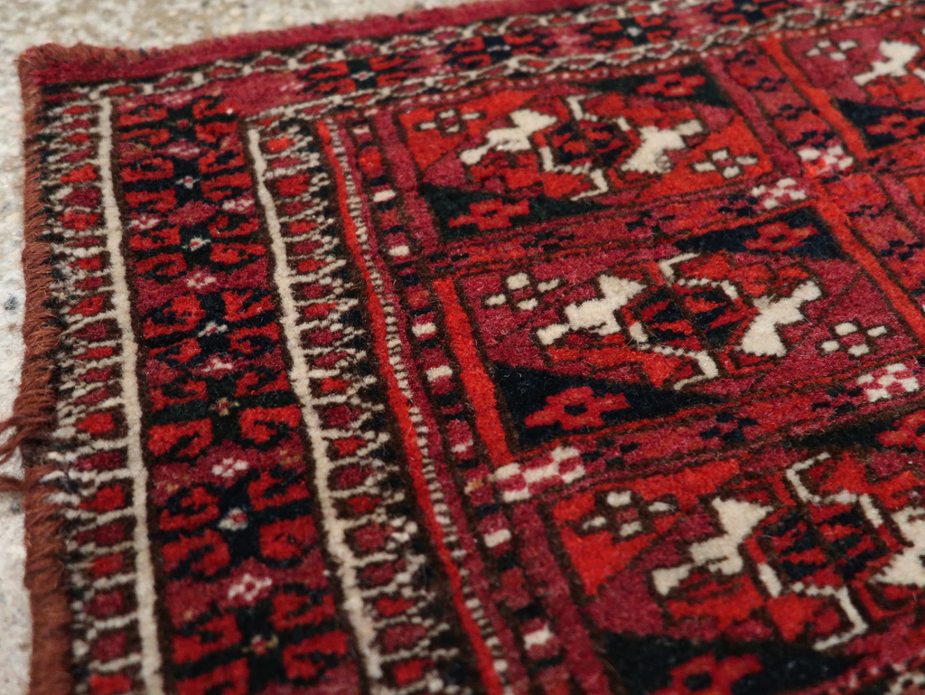 Vintage Central Asian Turkoman Rug, No.31128 - Gss