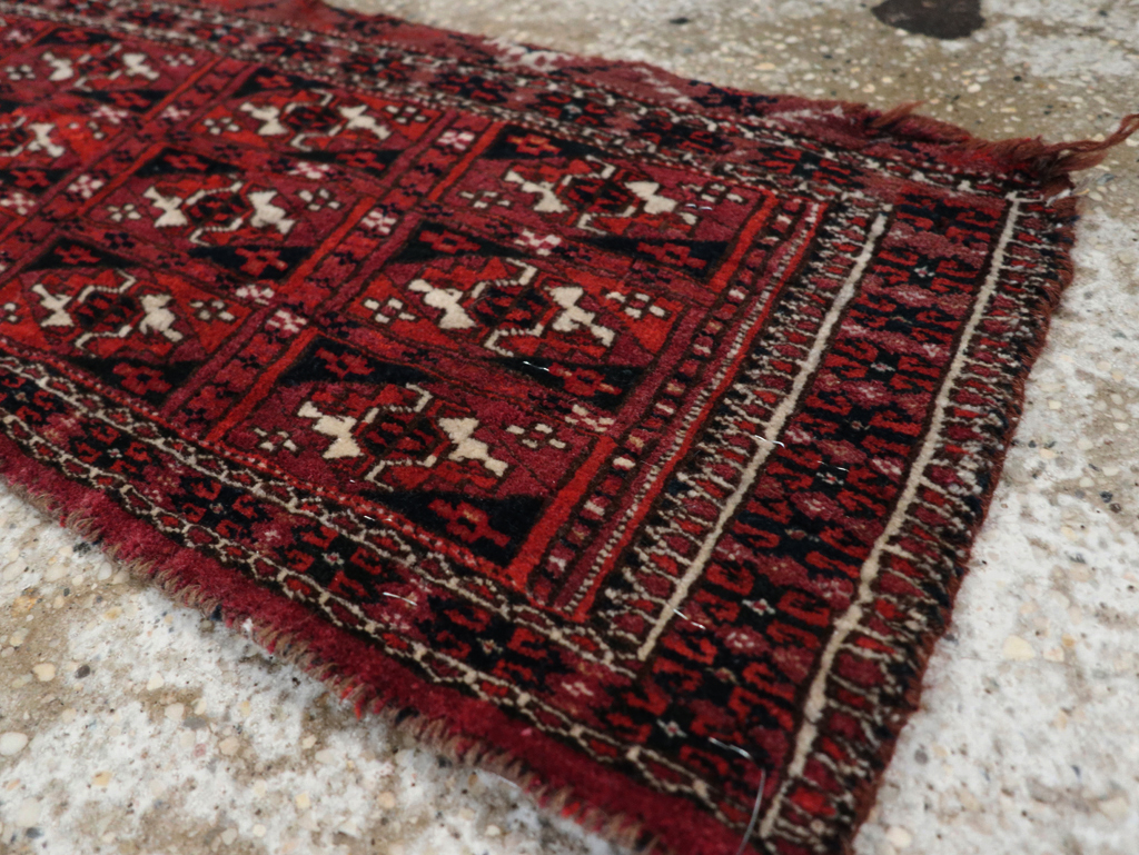 Vintage Central Asian Turkoman Rug, No.31128 - Gss