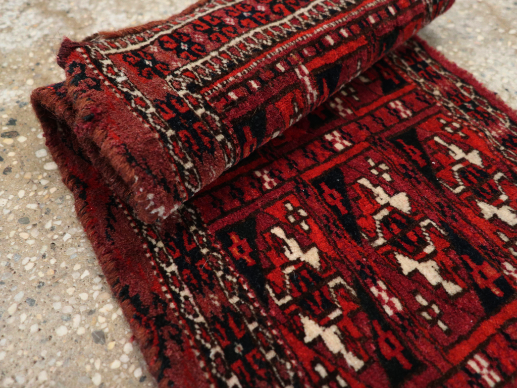 Vintage Central Asian Turkoman Rug, No.31128 - Gss
