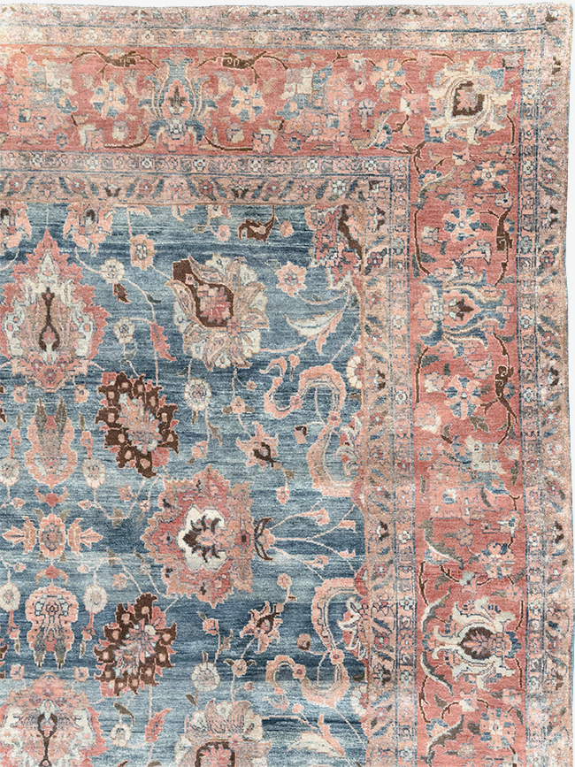 Antique Persian Tabriz Room Size Carpet, No.31130 - Gss