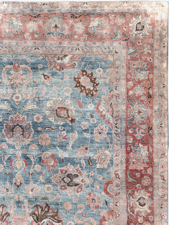 Antique Persian Tabriz Room Size Carpet, No.31130 - Gss