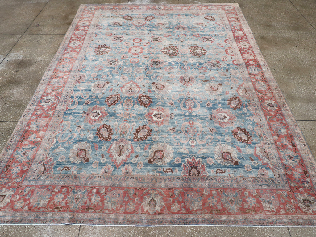 Antique Persian Tabriz Room Size Carpet, No.31130 - Gss