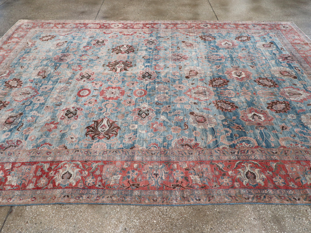 Antique Persian Tabriz Room Size Carpet, No.31130 - Gss