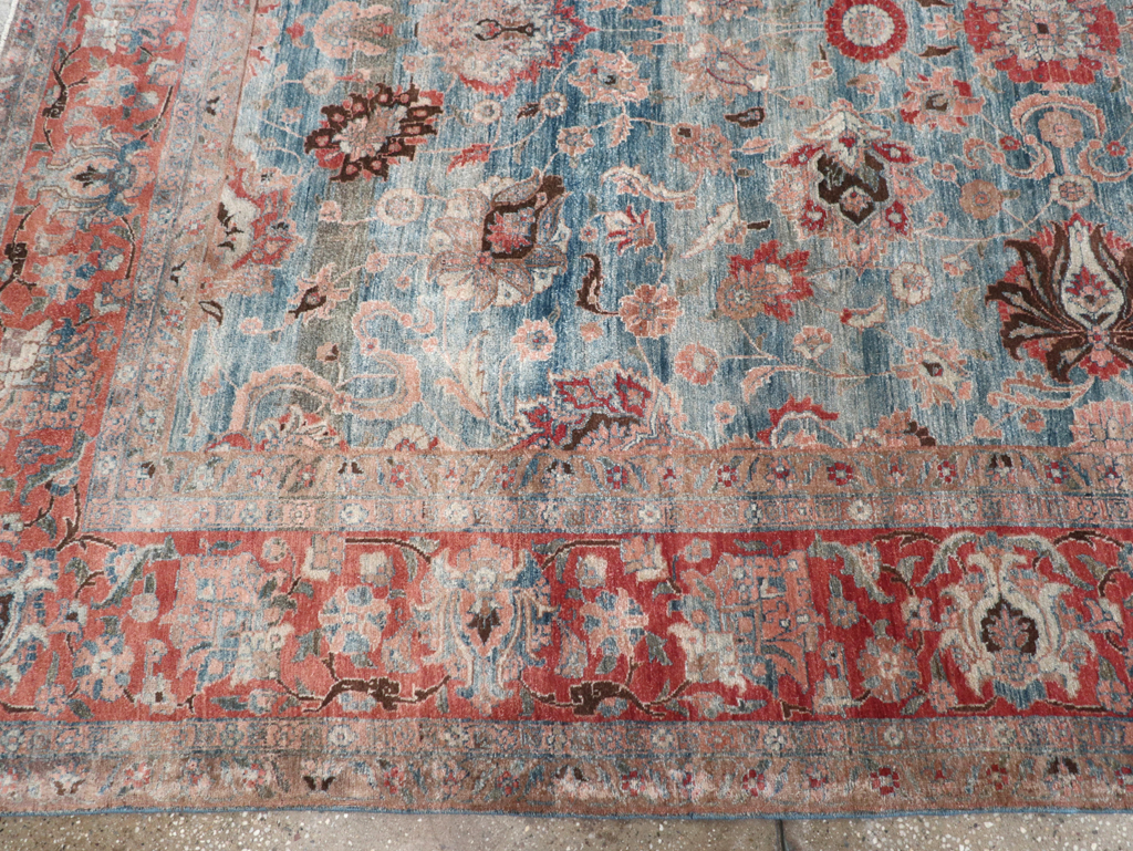 Antique Persian Tabriz Room Size Carpet, No.31130 - Gss