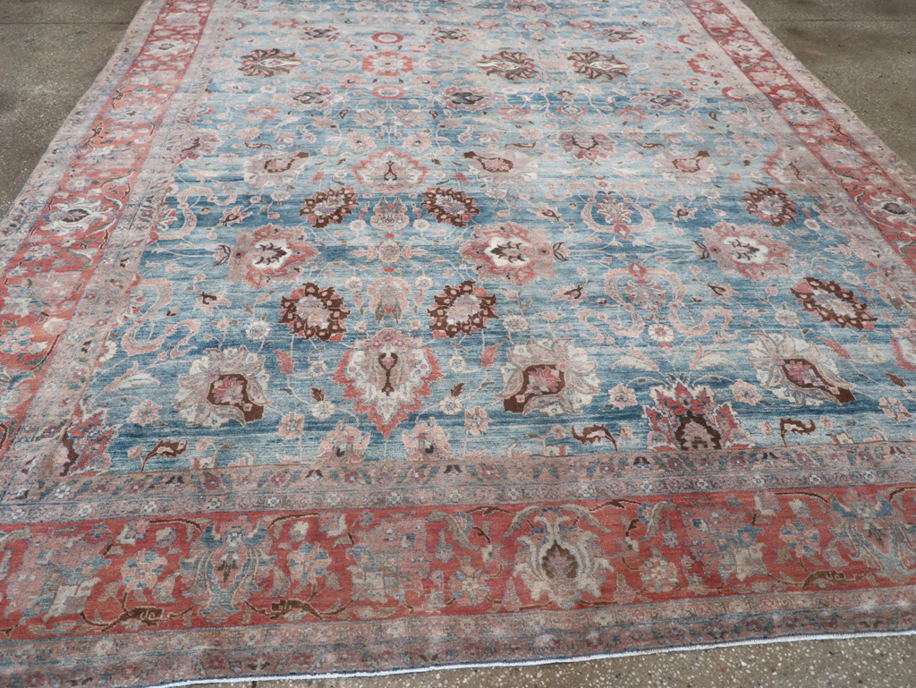 Antique Persian Tabriz Room Size Carpet, No.31130 - Gss