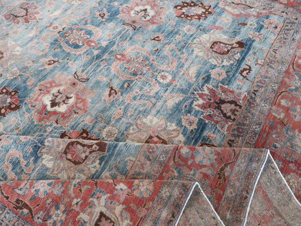 Antique Persian Tabriz Room Size Carpet, No.31130 - Gss