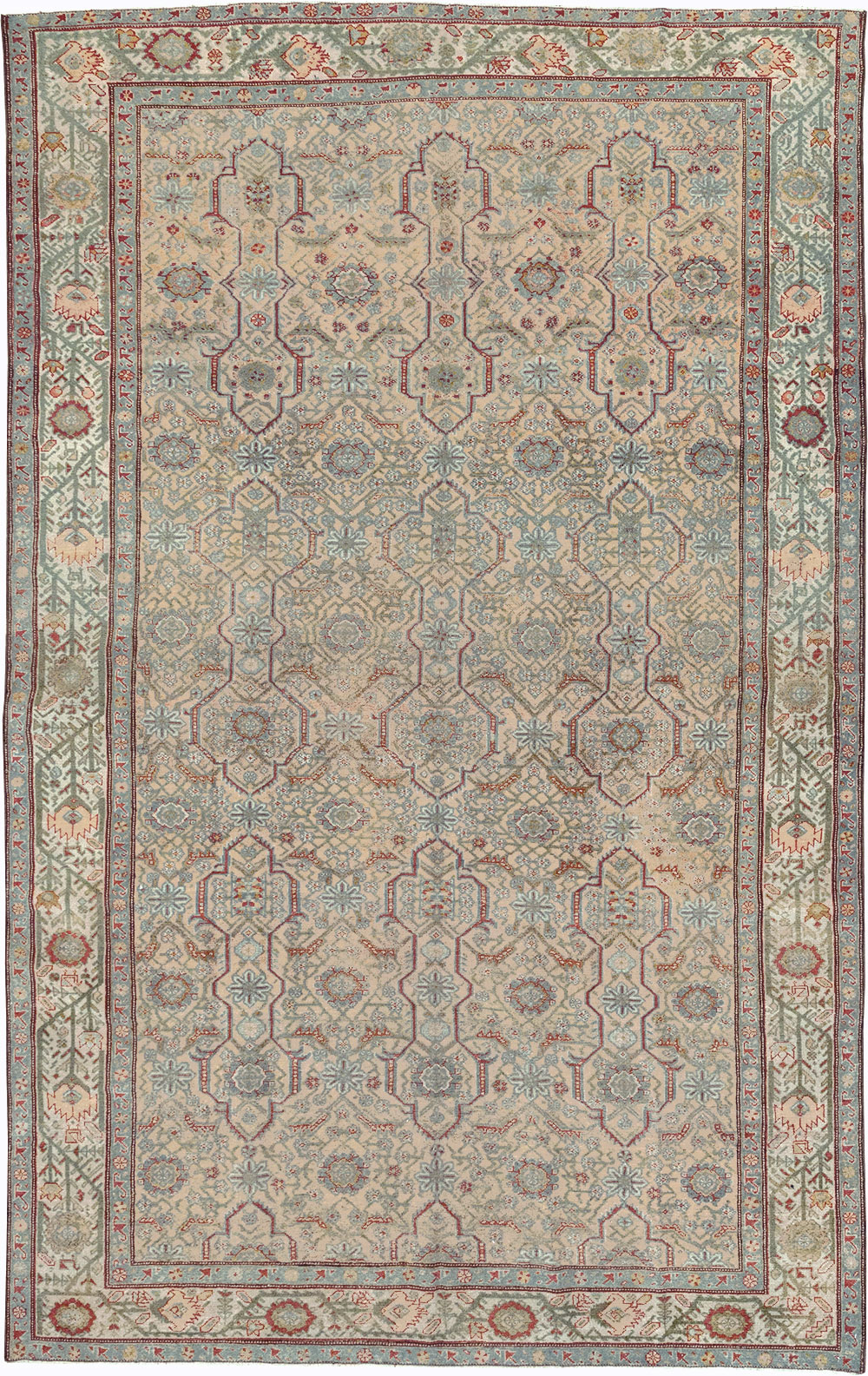 Antique Persian Malayer Accent Carpet, No.31131 - Gss