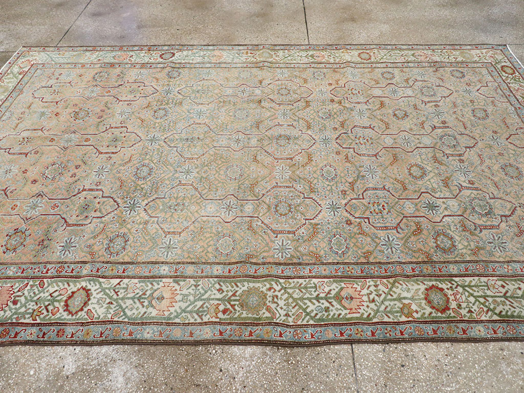 Antique Persian Malayer Accent Carpet, No.31131 - Gss