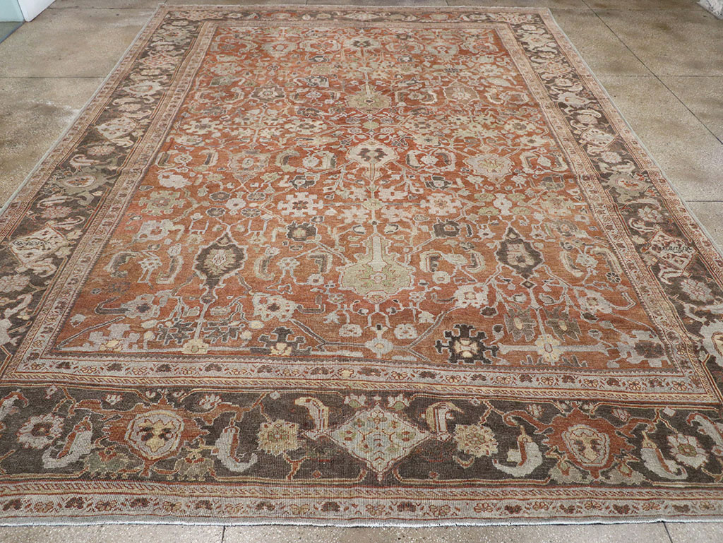 Antique Persian Mahal Large Carpet, No.31132 - Gss
