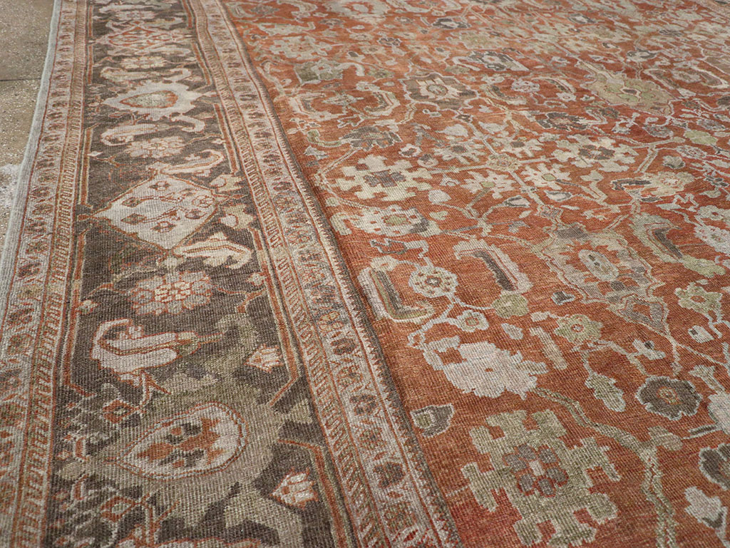 Antique Persian Mahal Large Carpet, No.31132 - Gss