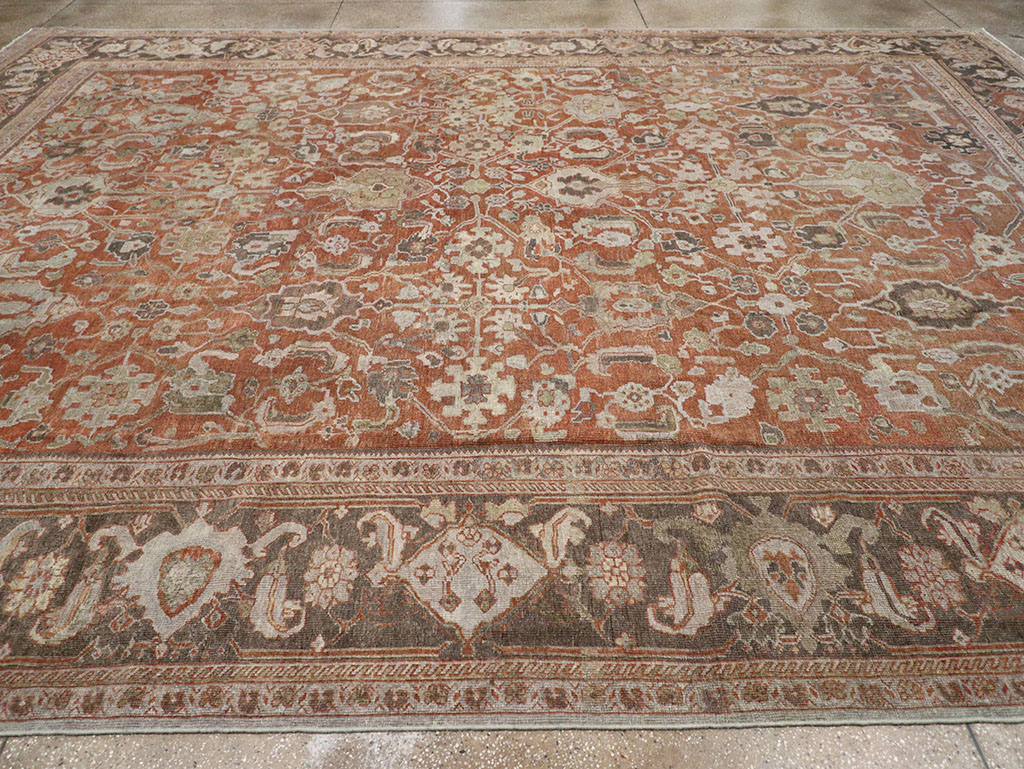 Antique Persian Mahal Large Carpet, No.31132 - Gss
