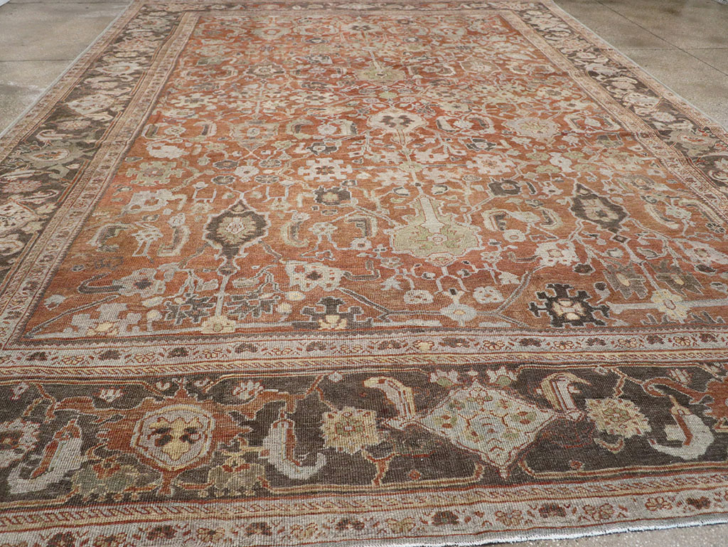 Antique Persian Mahal Large Carpet, No.31132 - Gss
