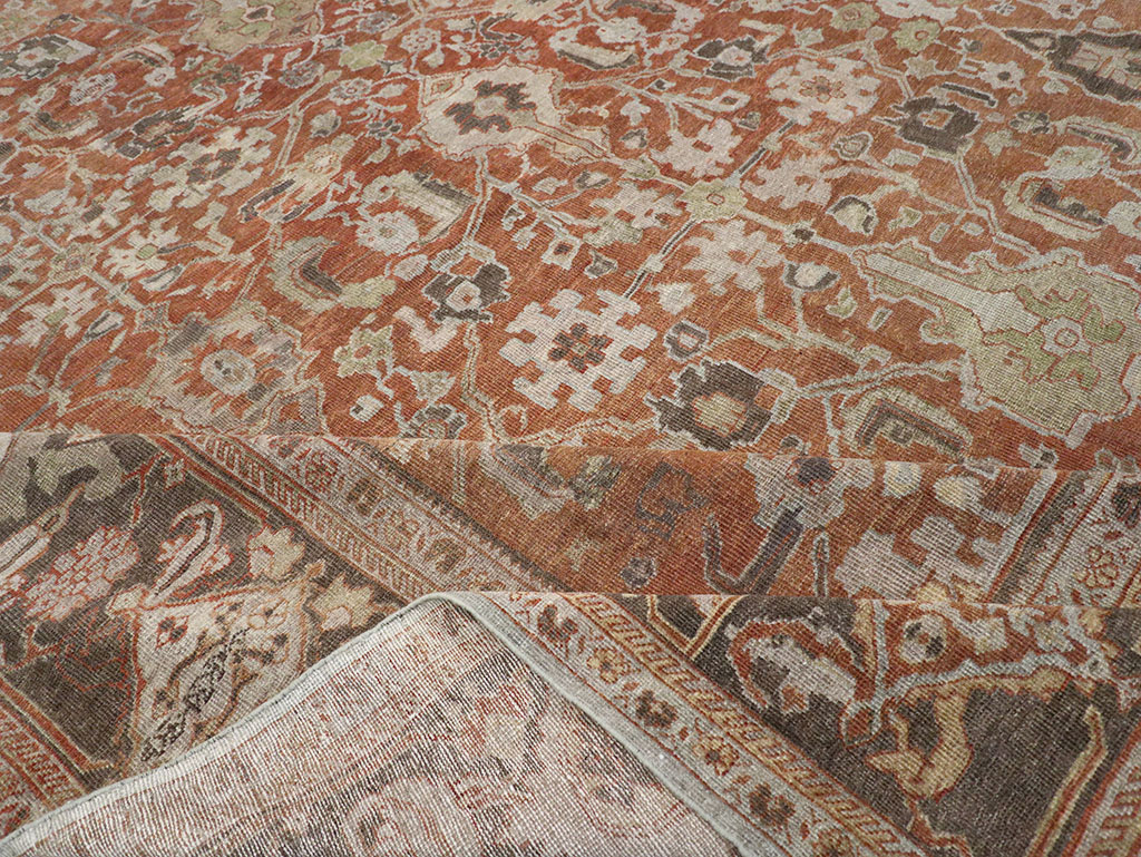 Antique Persian Mahal Large Carpet, No.31132 - Gss