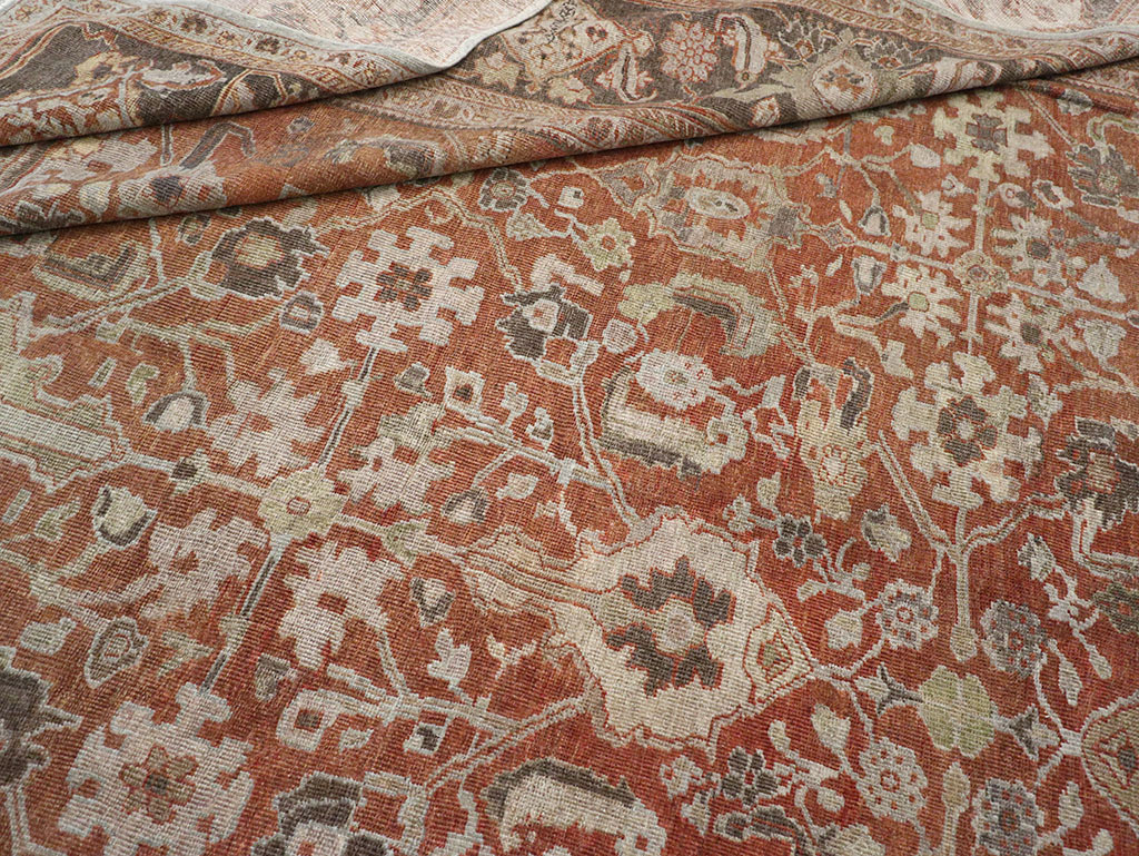 Antique Persian Mahal Large Carpet, No.31132 - Gss