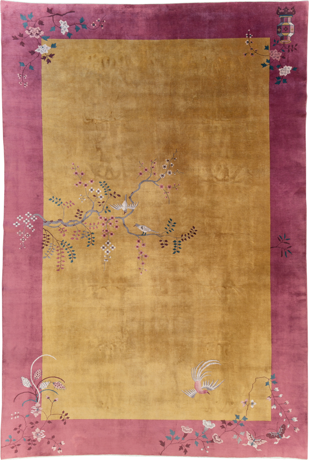 Vintage Chinese Art Deco Room Size Carpet, No.31134 - Gss