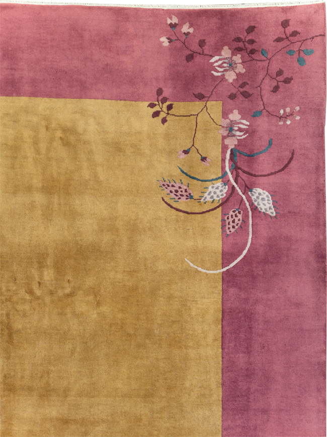 Vintage Chinese Art Deco Room Size Carpet, No.31134 - Gss