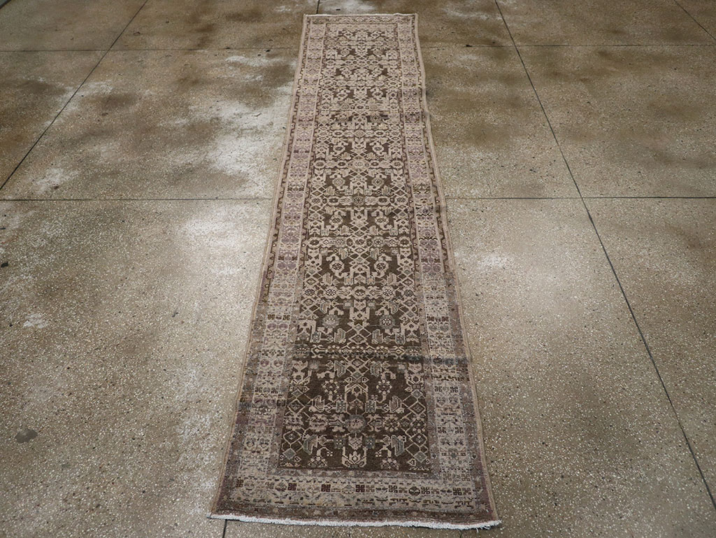 Antique Persian Malayer Runner, No.31138 - Gss