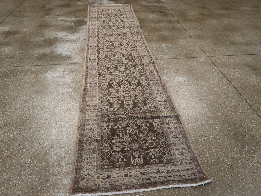 Antique Persian Malayer Runner, No.31138 - Gss