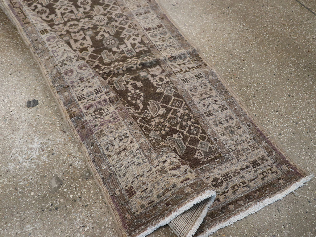 Antique Persian Malayer Runner, No.31138 - Gss