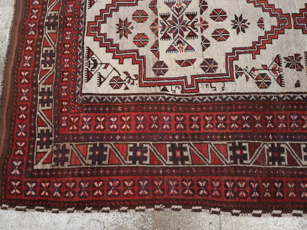 Vintage Persian Baluch Accent Rug, No.31147 - Gss