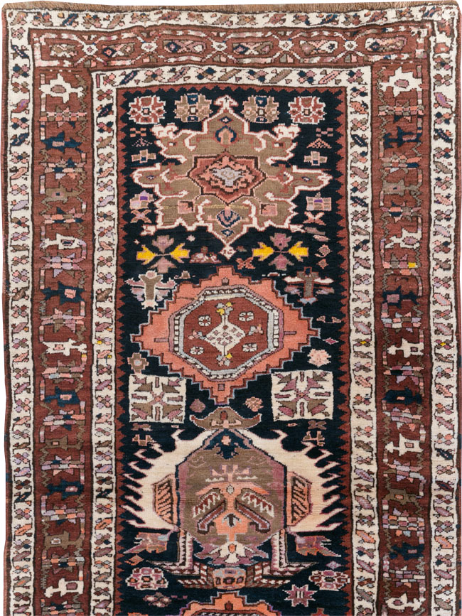 Antique Persian Kurd Runner, No.31148 - Gss