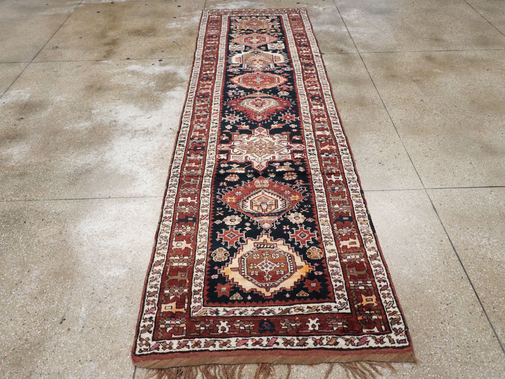 Antique Persian Kurd Runner, No.31148 - Gss
