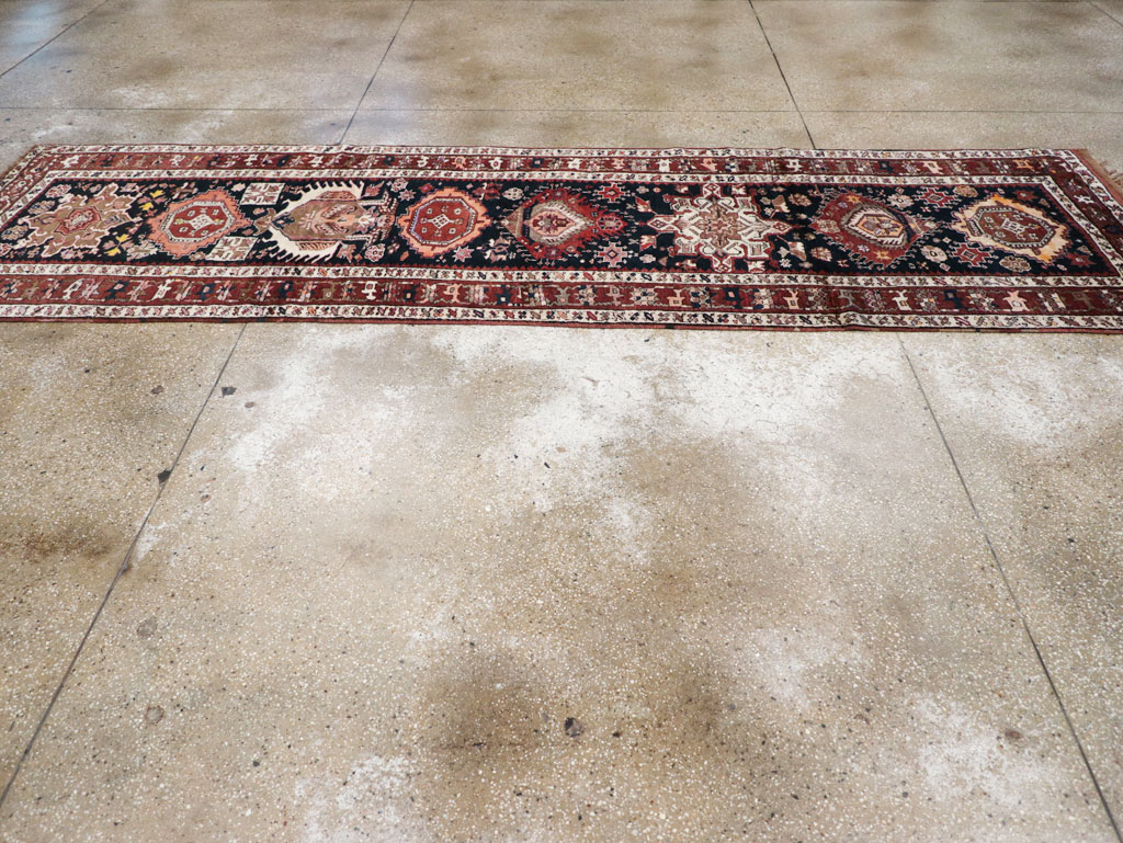 Antique Persian Kurd Runner, No.31148 - Gss