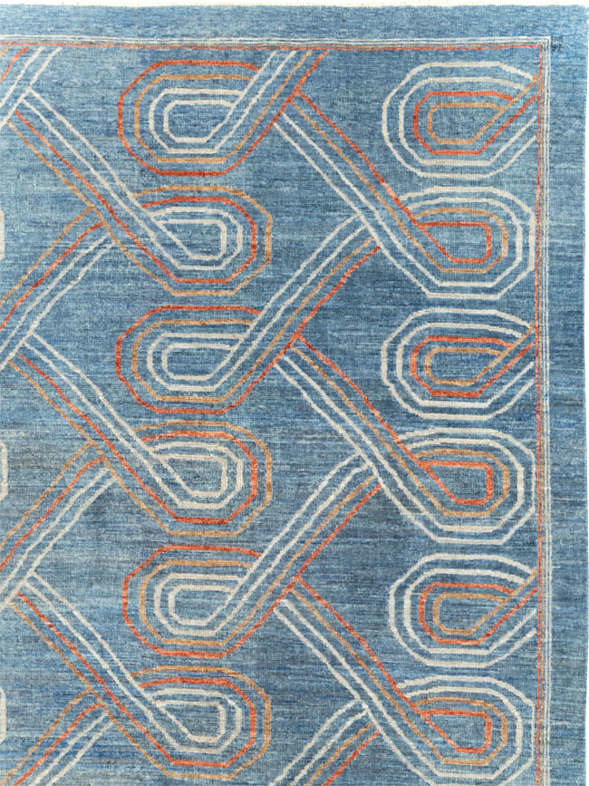 Contemporary Turkish Khotan Room Size Carpet, No.31150 - Gss