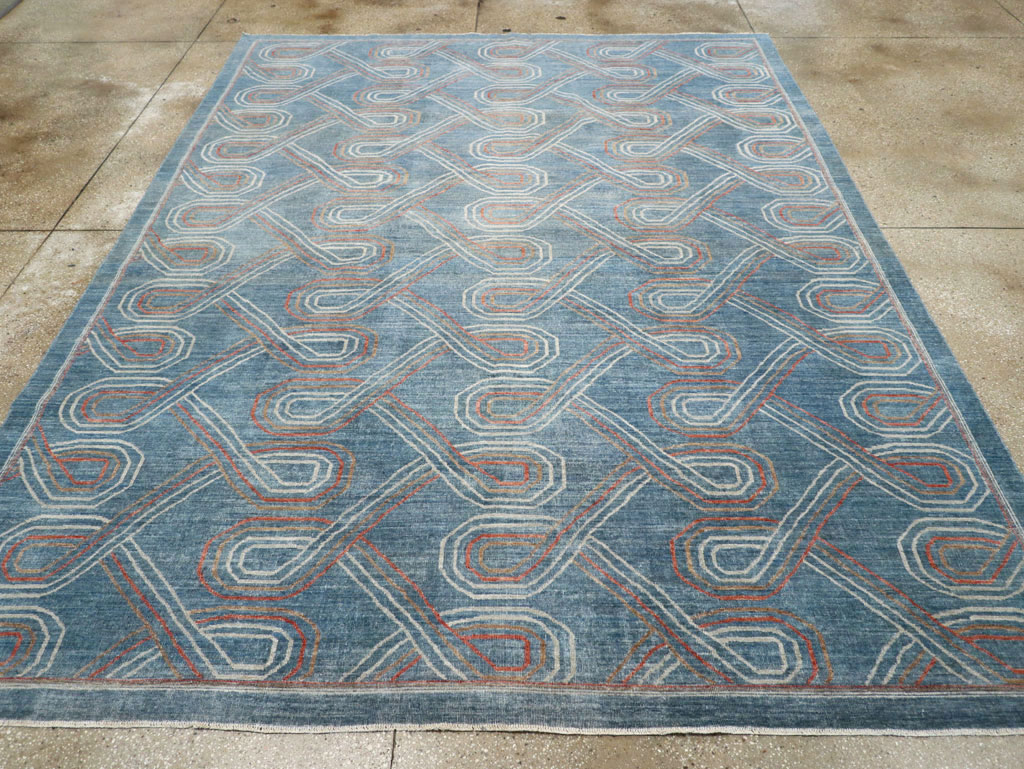 Contemporary Turkish Khotan Room Size Carpet, No.31150 - Gss