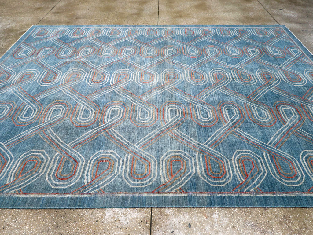 Contemporary Turkish Khotan Room Size Carpet, No.31150 - Gss