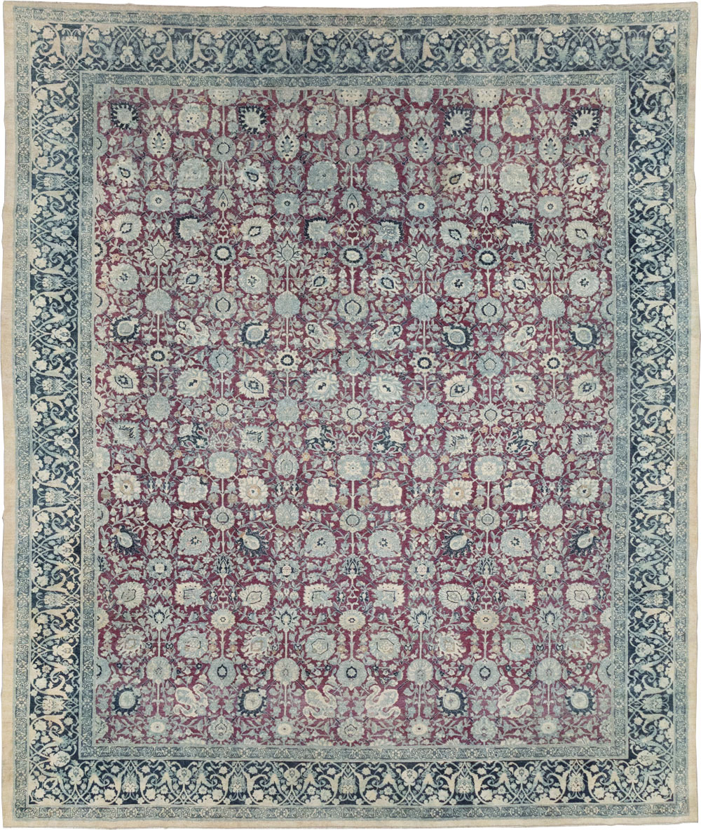 Antique Persian Tabriz Large Room Size Carpet, No.31151 - Gss