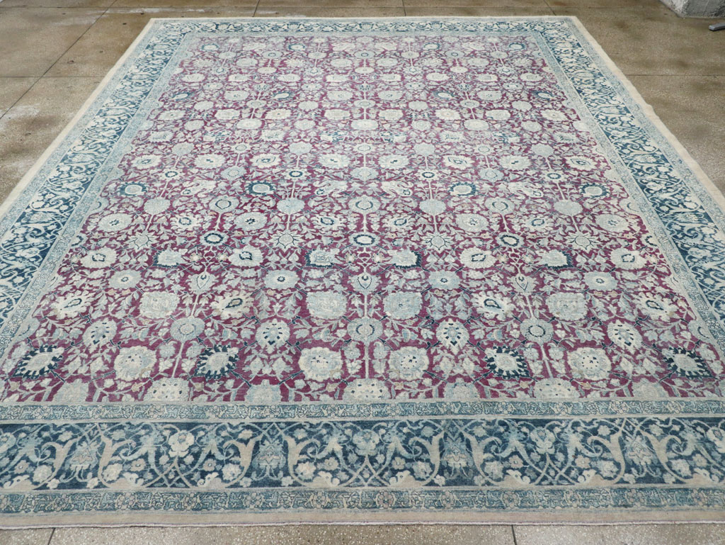 Antique Persian Tabriz Large Room Size Carpet, No.31151 - Gss