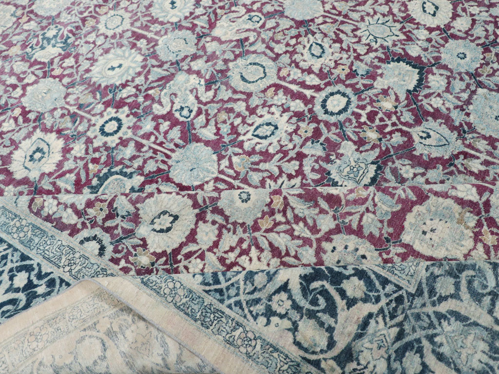 Antique Persian Tabriz Large Room Size Carpet, No.31151 - Gss