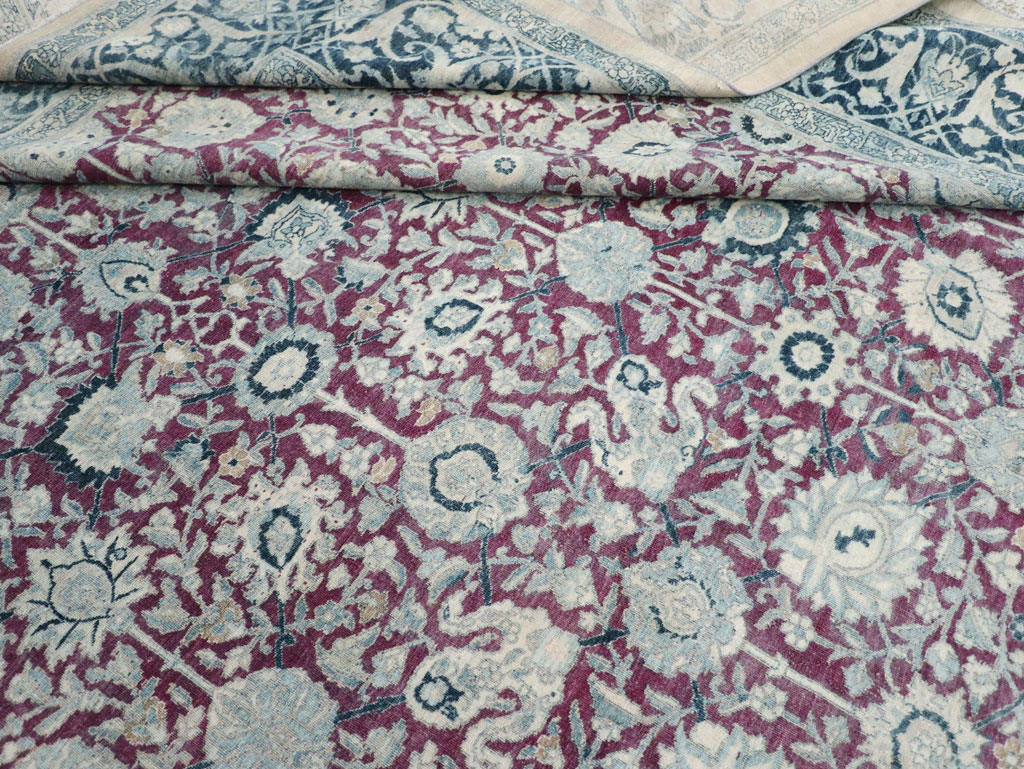 Antique Persian Tabriz Large Room Size Carpet, No.31151 - Gss