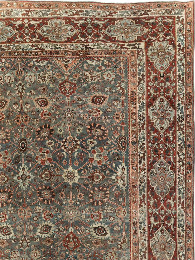 Antique Persian Bidjar Room Size Carpet, No.31162 - Gss