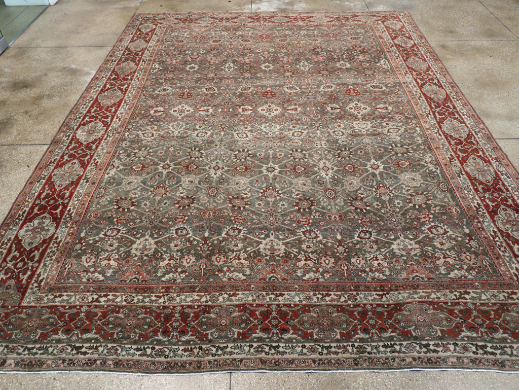 Antique Persian Bidjar Room Size Carpet, No.31162 - Gss