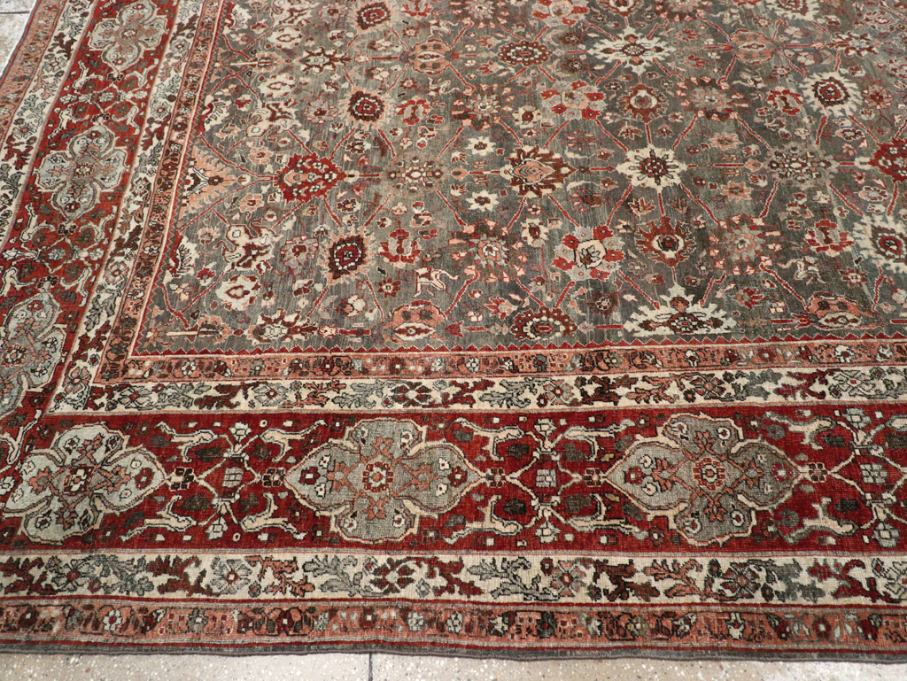 Antique Persian Bidjar Room Size Carpet, No.31162 - Gss