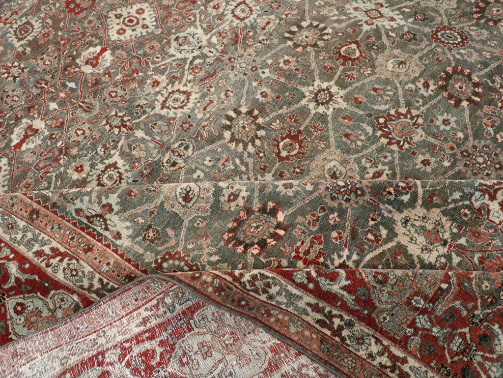 Antique Persian Bidjar Room Size Carpet, No.31162 - Gss
