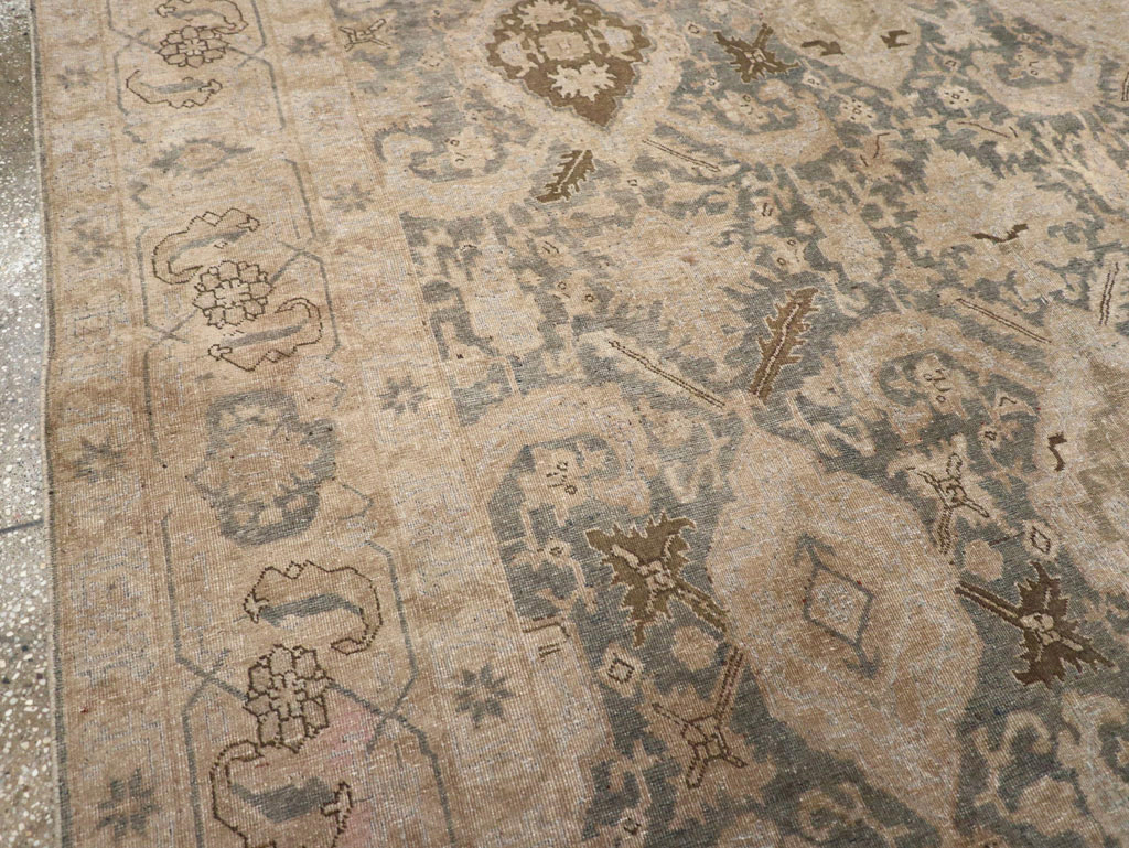 Antique Persian Tabriz Small Room Size Carpet, No.31167 - Gss