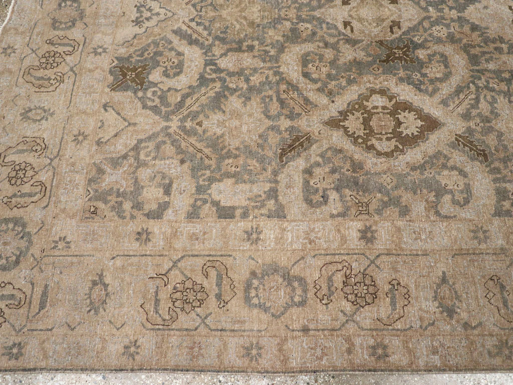 Antique Persian Tabriz Small Room Size Carpet, No.31167 - Gss