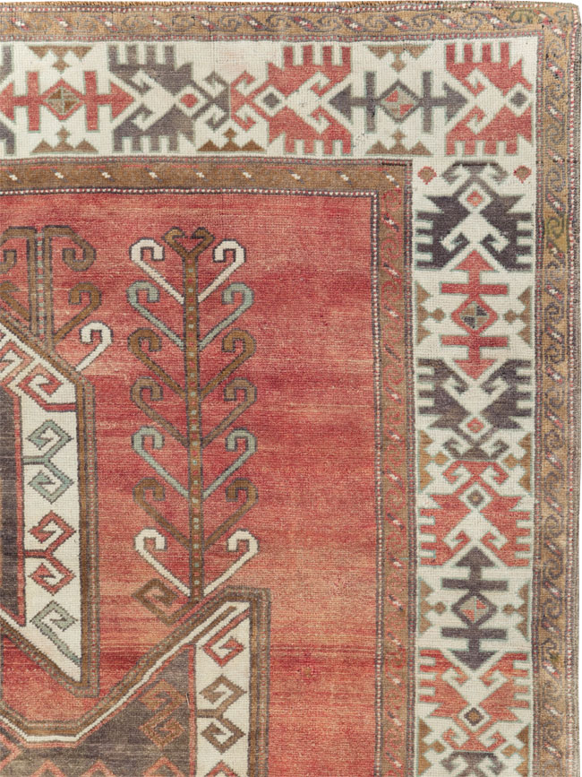 Vintage Turkish Anatolian Small Room Size Carpet, No.31168 - Gss