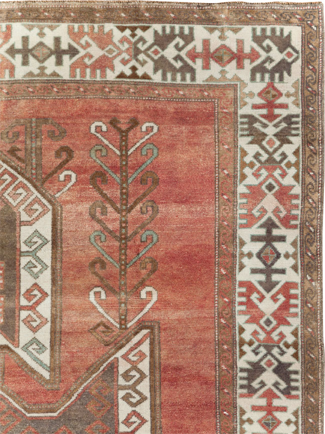 Vintage Turkish Anatolian Small Room Size Carpet, No.31168 - Gss